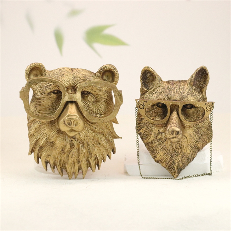 Resin Art Anniversary Gift - Hiasan Dinding Hewan Resin Tembaga Vintage,