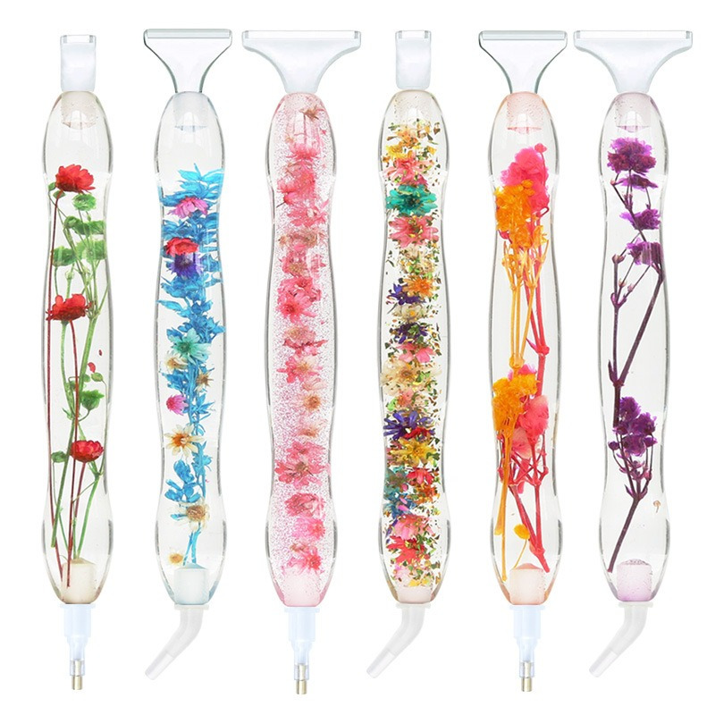 Resin Art Canvas - 1set Pena Lukis Berlian 5D Desain