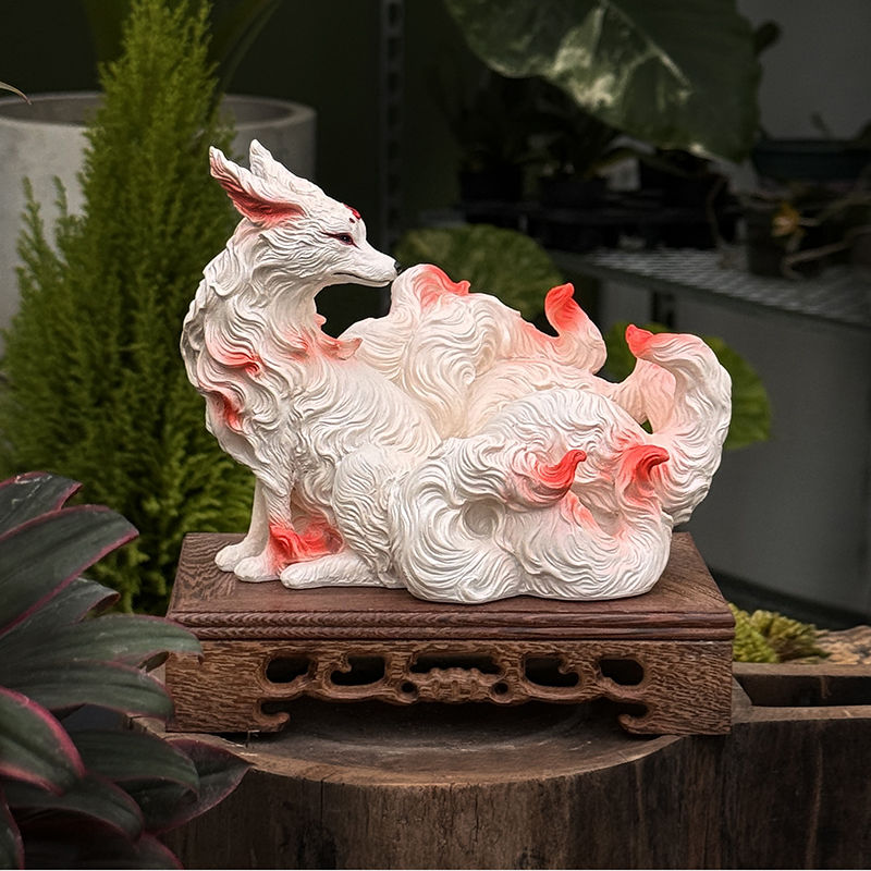 Ornamen Rubah Sembilan Ekor Pa - Resin Art Anniversary Gift ulasan dan harga
