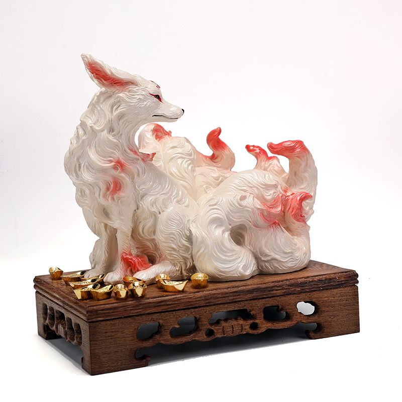 Ornamen Rubah Sembilan Ekor Pa - Resin Art Anniversary Gift ulasan dan harga