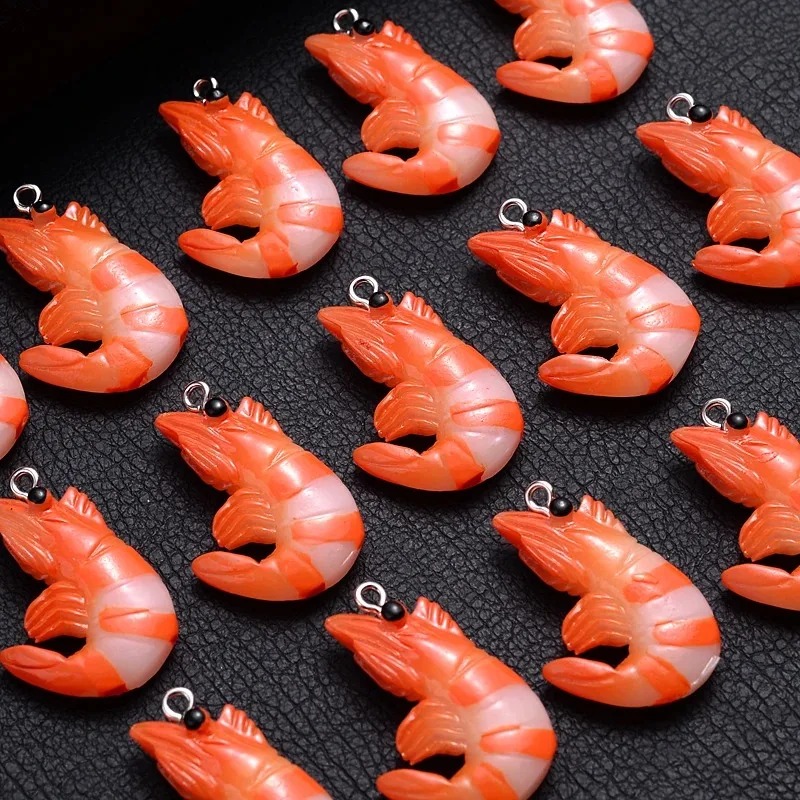 10 Buah Liontin Udang Lobster  - Resin Art Jewelry Kit ulasan dan harga