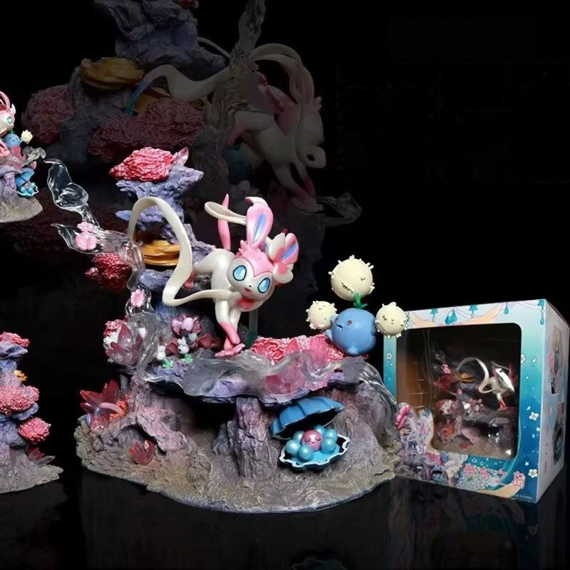 Figur GK Sylveon Shroomish Cla - Resin Art Anime ulasan dan harga