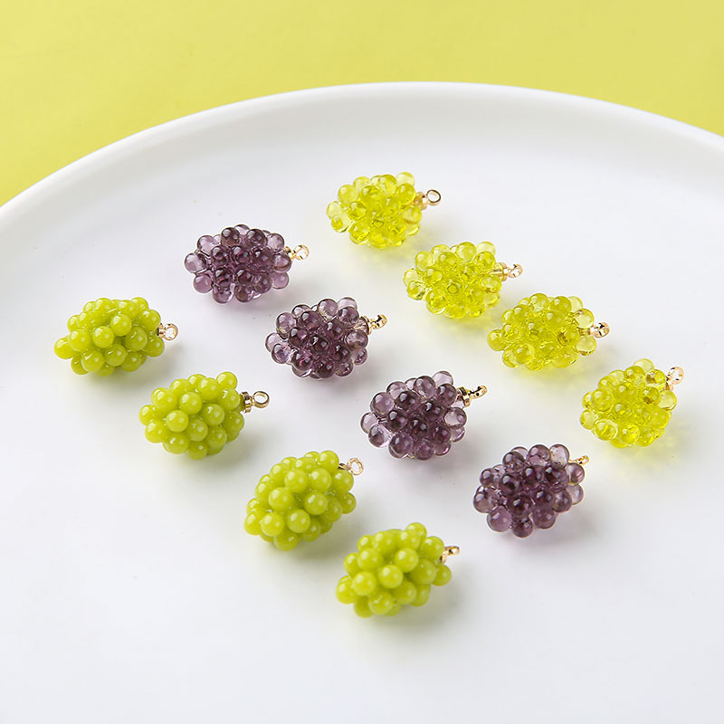 6pcs Gantungan Resin Anggur Ke - Resin Art Jewelry Kit ulasan dan harga