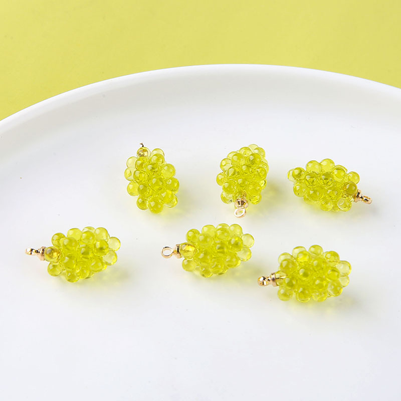6pcs Gantungan Resin Anggur Ke - Resin Art Jewelry Kit ulasan dan harga