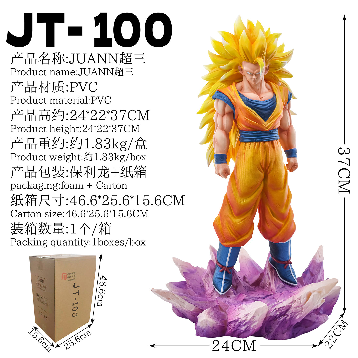 Juann Dragon Ball Z Super Saiy - Resin Art Goku ulasan dan harga