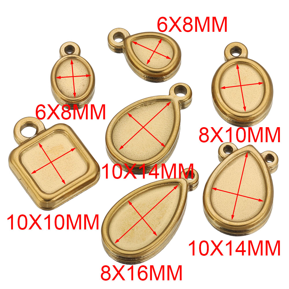 5 pcs Baki Liontin Persegi, Bu - Resin Art Jewelry Kit ulasan dan harga
