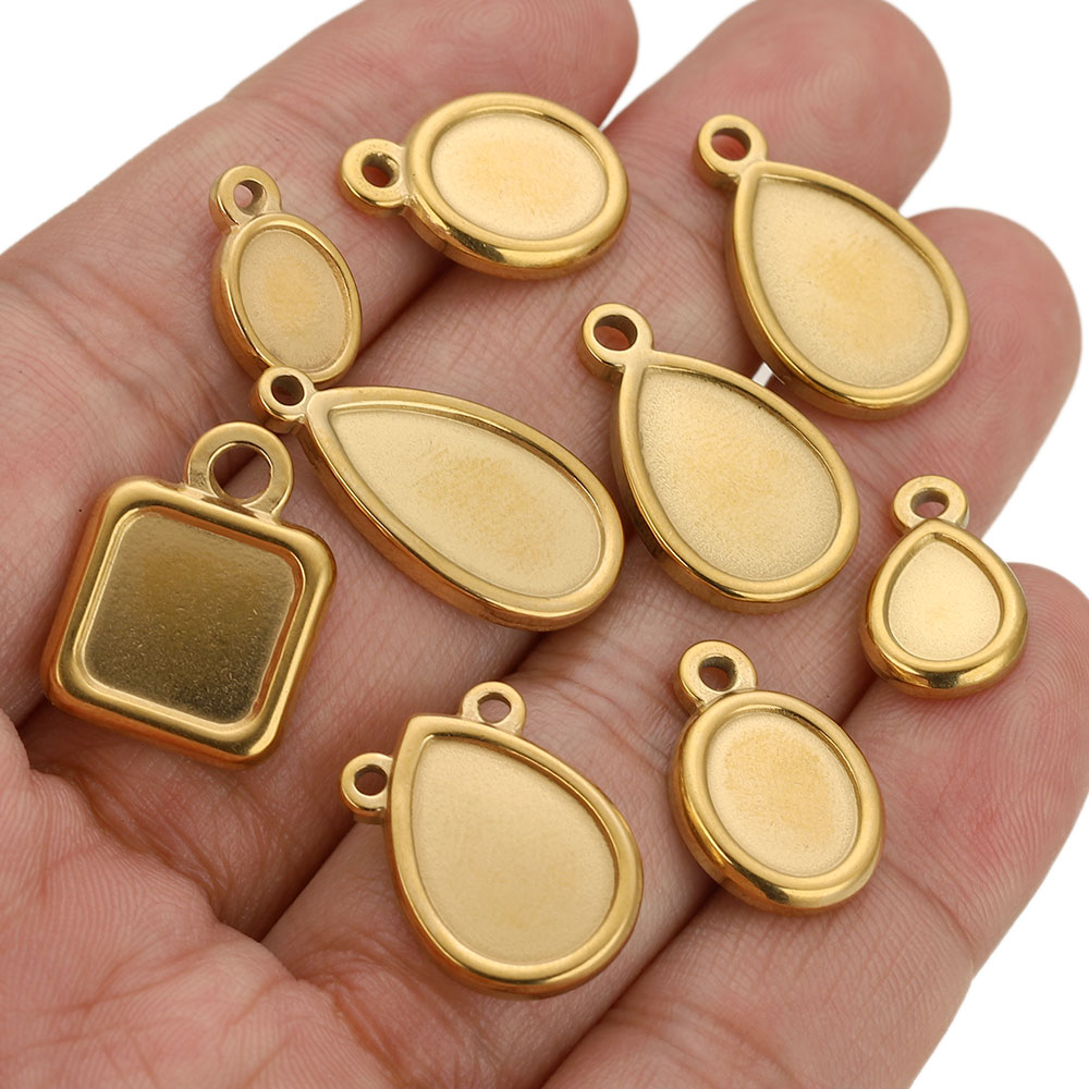 5 pcs Baki Liontin Persegi, Bu - Resin Art Jewelry Kit ulasan dan harga