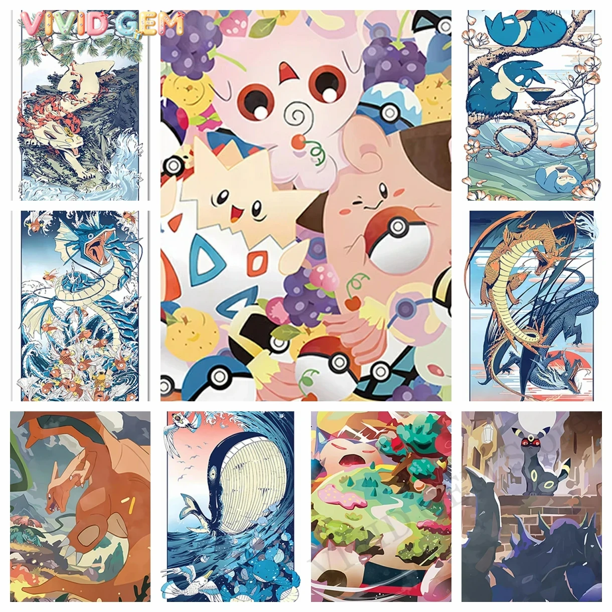 VIVID GEM Pokémon Pikachu Anim - Resin Art Anime ulasan dan harga