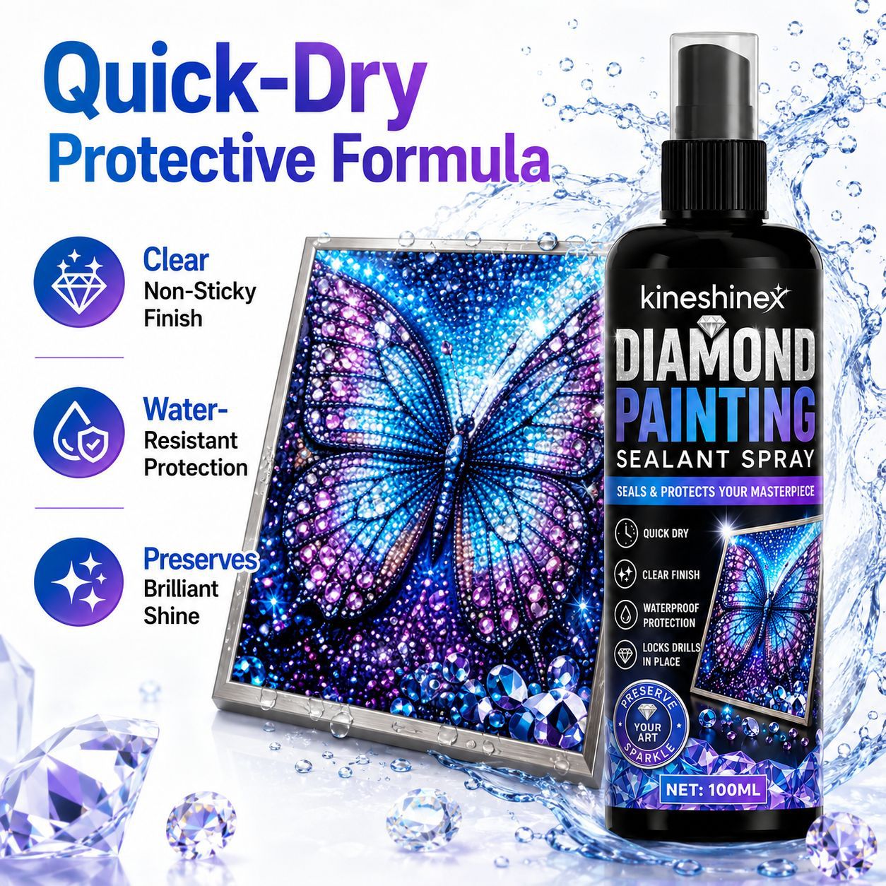 Semprotan Sealant Lukisan Berl - Resin Art Canvas ulasan dan harga