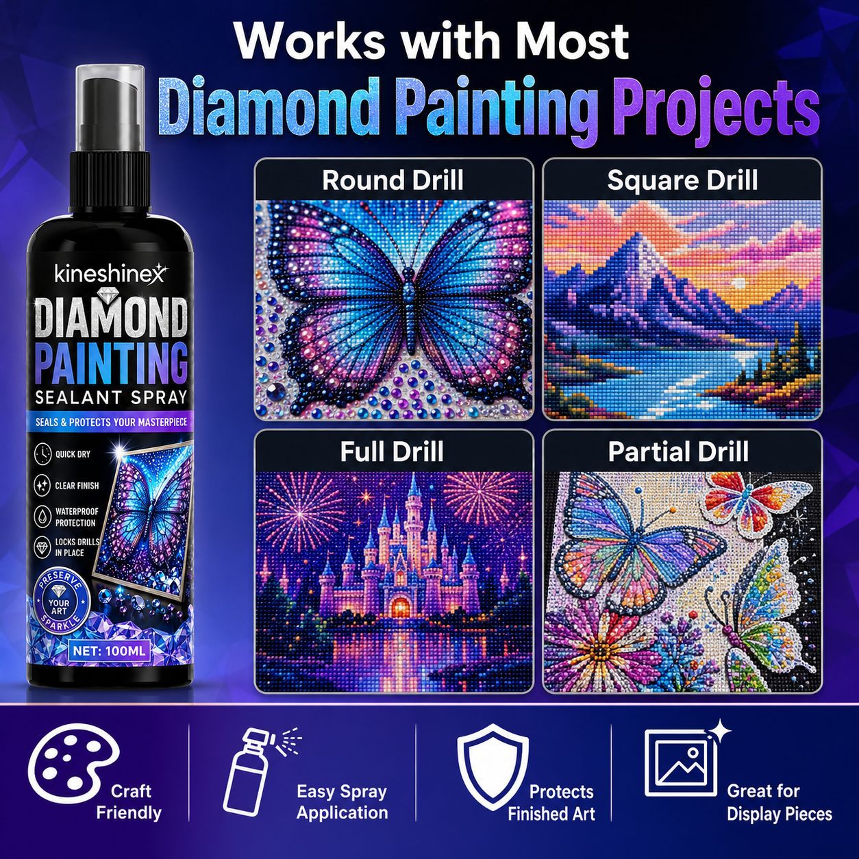 Semprotan Sealant Lukisan Berl - Resin Art Canvas ulasan dan harga