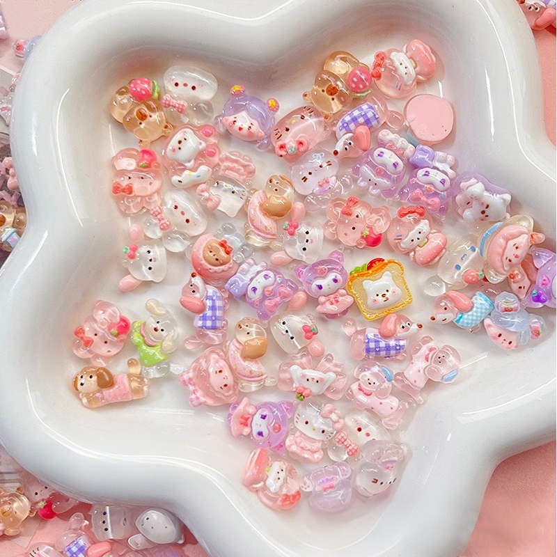 10-100 Buah Aksesori Resin Cam - Resin Art Gift For Birthday ulasan dan harga