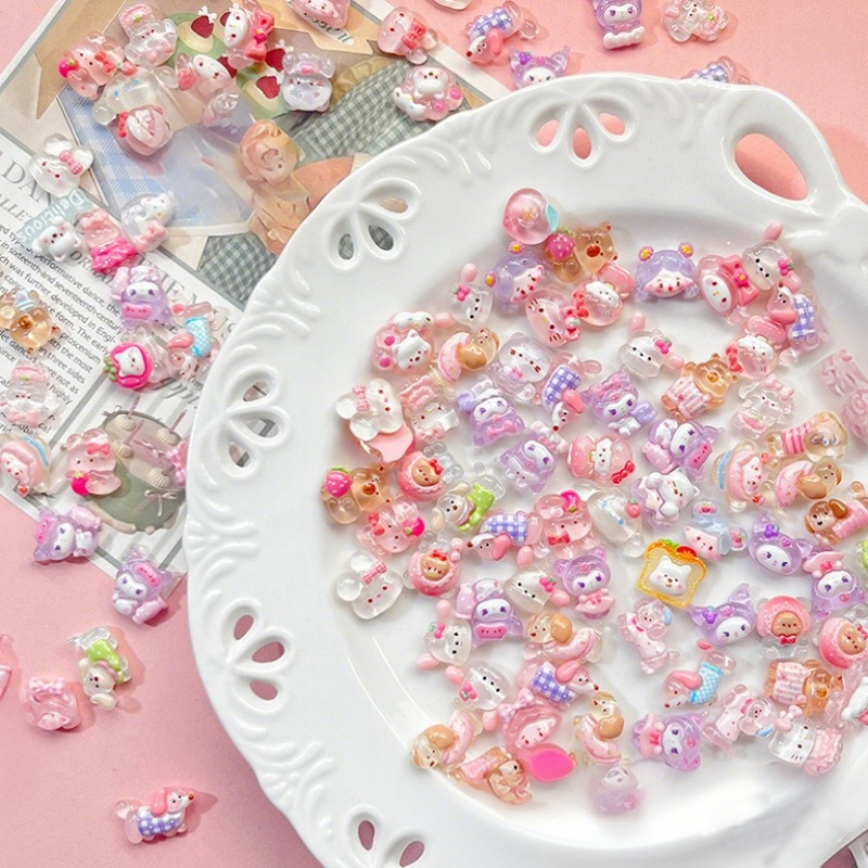 10-100 Buah Aksesori Resin Cam - Resin Art Gift For Birthday ulasan dan harga