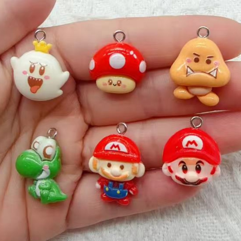 10 buah liontin kartun resin,  - Resin Art Jewelry Kit ulasan dan harga