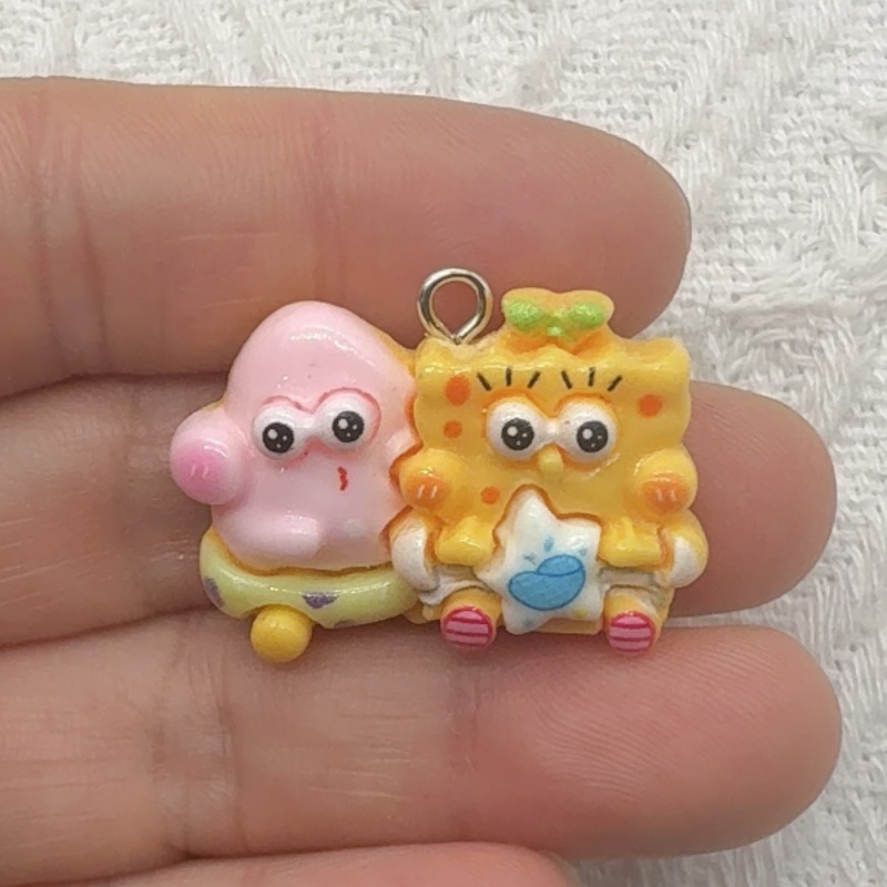 10 buah liontin resin kartun,  - Resin Art Jewelry Kit ulasan dan harga