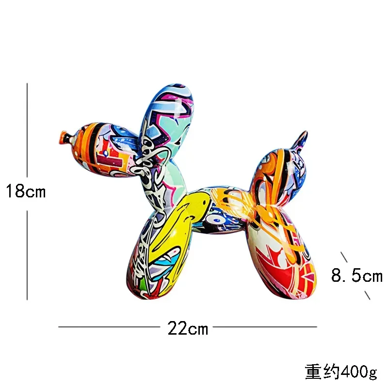 Patung anjing balon patung gra - Resin Art Gift For Birthday ulasan dan harga