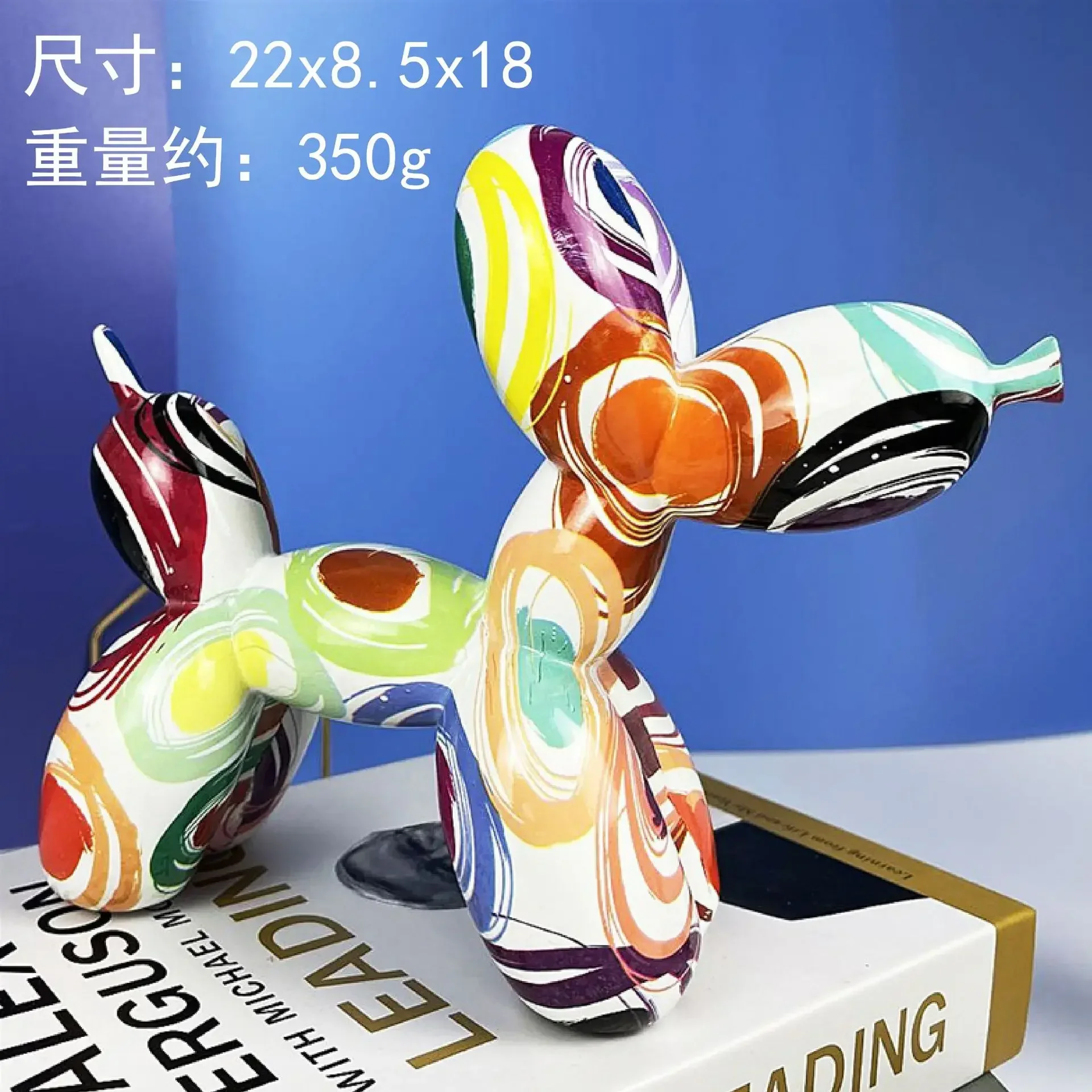 Patung anjing balon patung gra - Resin Art Gift For Birthday ulasan dan harga