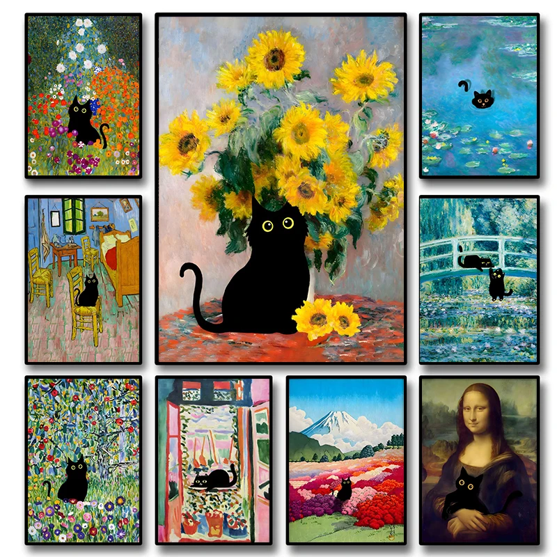 Poster Karya Seni Monet Van Go - Resin Art Work ulasan dan harga